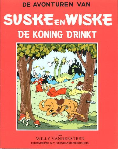 De koning drinkt